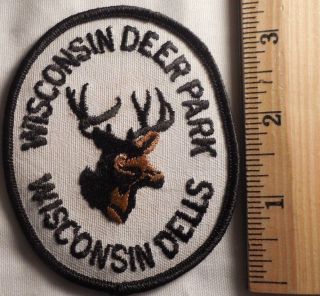 Wisconsin Deer Park Wisconsin Dells Patch (state,  Souvenir,  Buck)