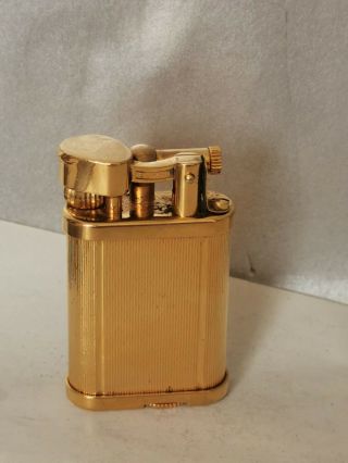 Vintage Gold Plated Dunhill Unique Mini Lighter 2