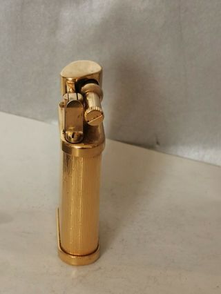 Vintage Gold Plated Dunhill Unique Mini Lighter 3