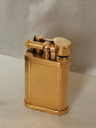 Vintage Gold Plated Dunhill Unique Mini Lighter 4