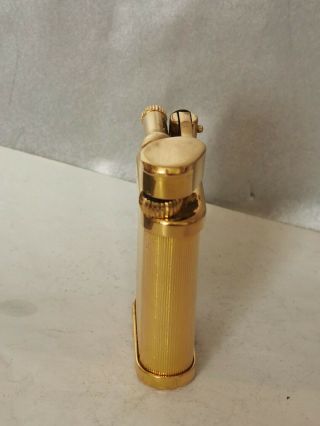 Vintage Gold Plated Dunhill Unique Mini Lighter 5