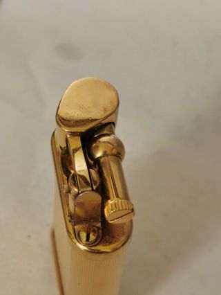 Vintage Gold Plated Dunhill Unique Mini Lighter 6