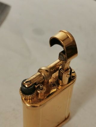 Vintage Gold Plated Dunhill Unique Mini Lighter 7