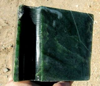 2.  22 LB BC Canada Green Jade block Rough Specimen 5