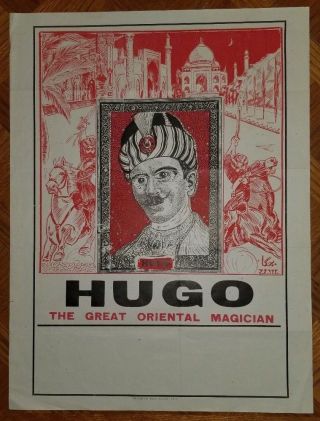Hugo The Great Oriental Magician Flyer