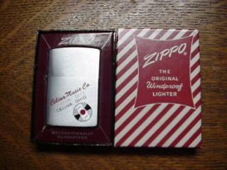Nos Vintage Zippo Lighter - Celina Music Co.  Celina Oh - Ph 3272
