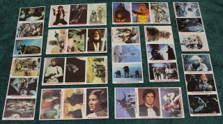 Star Wars Empire Strikes Back Burger King 1981 Trading Cards Complete Set Uncut