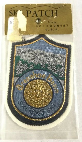 Arapahoe Basin Vintage Skiing Ski Patch Colorado Co Resort Souvenir Travel