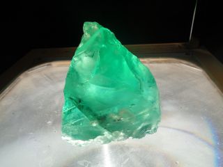 Andara Crystal Glass 450 Grams D30 Mystic Lime Monatomic