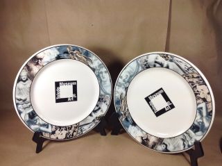 Set Of 2 Toledo Museum Of Art Collectible Limited Edition Syracuse China Plates