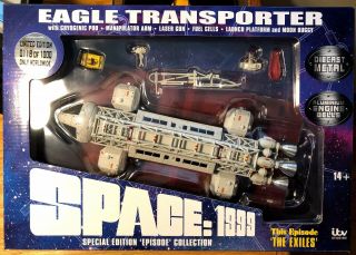 Sixteen 12 Space: 1999 “the Exiles” Die Cast Eagle Set 118 Of 1000 -