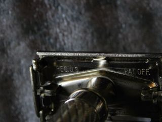 Vintage 1950 Gillette EXECUTIVE Safety Razor Rhodium w/ Travel Case 6