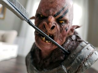 Lord Of The Rings Sideshow Weta Orc Soldier 1/4 Scale 7 " Bust