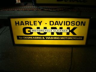 Harley - Davidson Gunk lighted sign 6