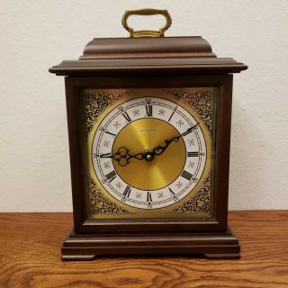 Vintage Hamilton Mantle Chime Clock Pratt & Whitney 25 Years Service Gift 1965
