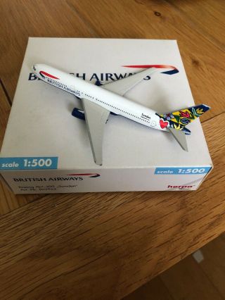 Herpa Wings - Boeing 767 - 300 - British Airways “sweden” 1/500 Scale Model