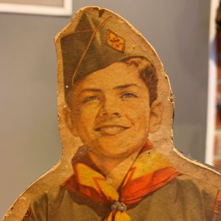 Vintage c.  1950 ' s ATTA BOY Boy Scout Magic Trick Prop Custom Made One of a Kind 5