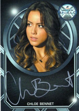 Agents Of Shield Season 2 Archive Box Exclusive Autograph - Chloe Bennett Skye