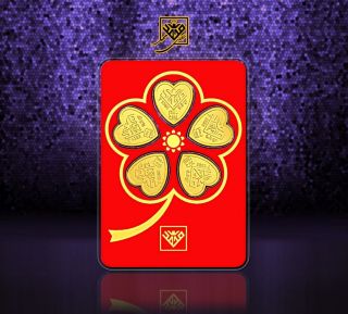 2.  5 Gram Gold Bar (flower) - Mohammad Gold,  Heart Shape.  Limited Availability