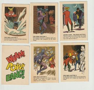 Cigarette,  Trade Cards Sweeties Batman [mad Hatter 6/6