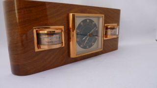Rare German Art Deco Barometer Thermometer Hygrometer Weatherstation by LUFFT 3