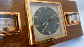 Rare German Art Deco Barometer Thermometer Hygrometer Weatherstation by LUFFT 5