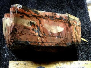 Z Indian Paint Stone Faced Rough 16 Lbs 7