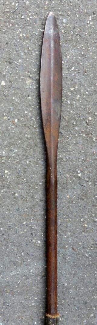 AFRICAN IRON BLADE METAL HANDFORGED SPEAR LANCE NATIVE WEAPON DRCONGO 3