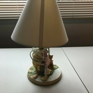 Classic Pooh Lamp - Pooh Michel & Co Great In Nursery - Rare