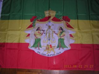 Reproduced Flag Of Ethiopia 1897 - 1936 1941 - 1974 Royal Standard Ensign 3x5ft