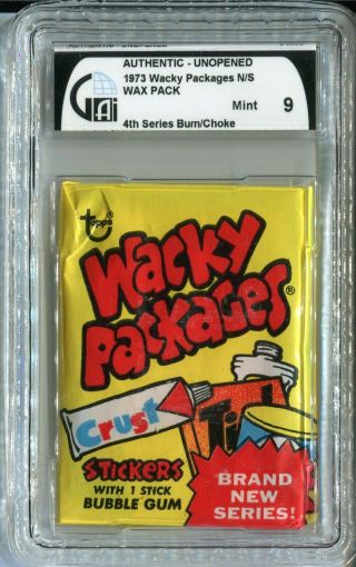 1973 Wacky Packs Series 4 Pack Gai 9