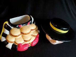 Vintage McDonald ' s Hamburglar Cookie Jar 1997 Treasure Craft - Pfaltzgraff 8