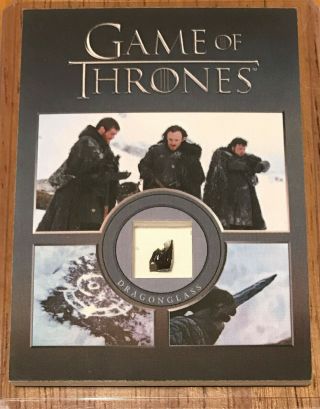 Game Of Thrones Season 5 Rittenhouse Dragonglass Relic Card 063/200
