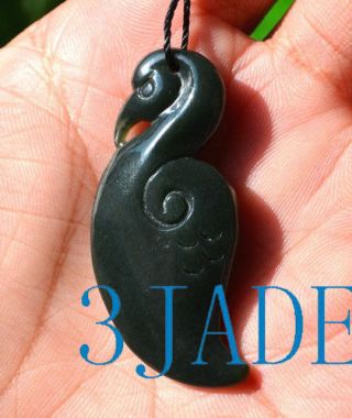 Nephrite Jade Manaia Pendant Zealand Maori Art Greenstone Pounamu Necklace 2