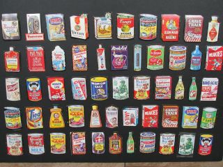 Wacky Packages 1967 Die Cut Set Punched With Variations