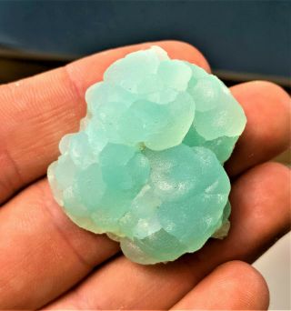 Blue Smithsonite Crystals: Kelly Mine.  Magdalena Dist. ,  Socorro Co. ,  Mexico
