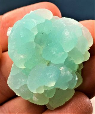 Blue Smithsonite Crystals: Kelly Mine.  Magdalena Dist. ,  Socorro Co. ,  Mexico 2