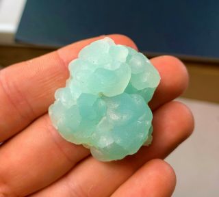 Blue Smithsonite Crystals: Kelly Mine.  Magdalena Dist. ,  Socorro Co. ,  Mexico 3