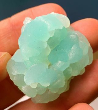 Blue Smithsonite Crystals: Kelly Mine.  Magdalena Dist. ,  Socorro Co. ,  Mexico 6