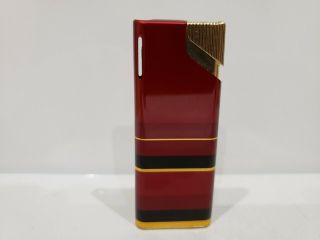 Vintage Keystone Enamel & Gold Tone Lighter / Japan Made