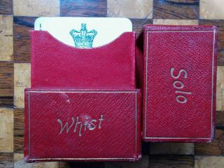 Antique Whist Playing Cards De La Rue C.  1880s