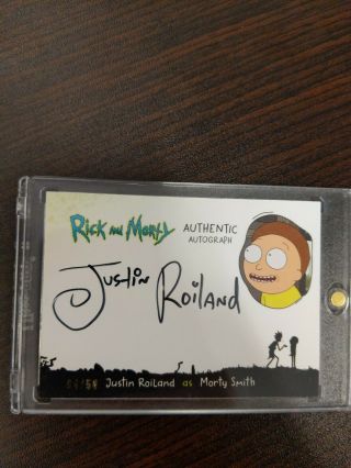 Rick And Morty Autograph Justin Roiland As Morty 4/50