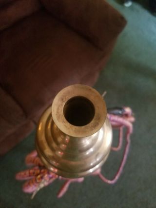 VINTAGE BRASS HOOKAH 50 INCHES TALL 6 HOSE 70 ' S ERA 3