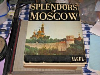 Vintage Splendors Of Moscow Russia Hardback Book Art Album 1967 Poem In Pictures
