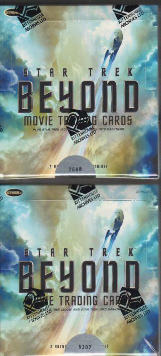 Star Trek Beyond Movie Trading Cards - Winner Gets 2 Factory Boxes