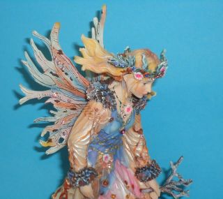 Rare Christine Haworth faerie fairy Leonardo Figurine LTD ED Winter Companion 2