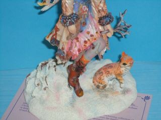 Rare Christine Haworth faerie fairy Leonardo Figurine LTD ED Winter Companion 3