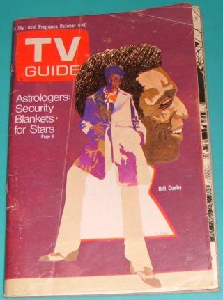 1969 York Metro Tv Guide I Spy Bill Cosby The Cousin Brucie Show