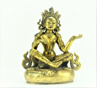 A Chinese Gilt Bronze Buddha Figure