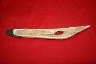 Artifact Eskimo Inuit Massive Toggle Harpoon Slate Blade 11 